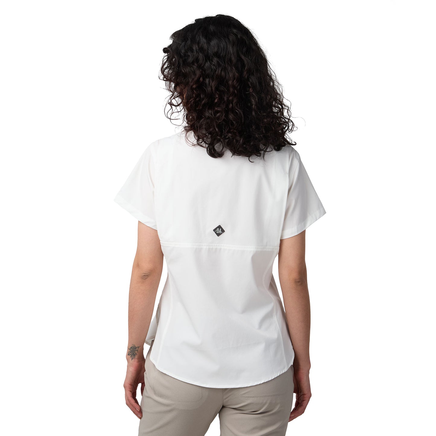 Camisa Manga Corta Mujer Las Perlas Outdoor Adventure - Blanco