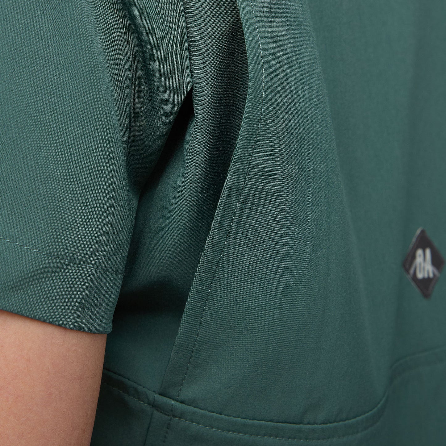 Camisa Manga Corta Mujer Las Perlas Outdoor Adventure - Verde
