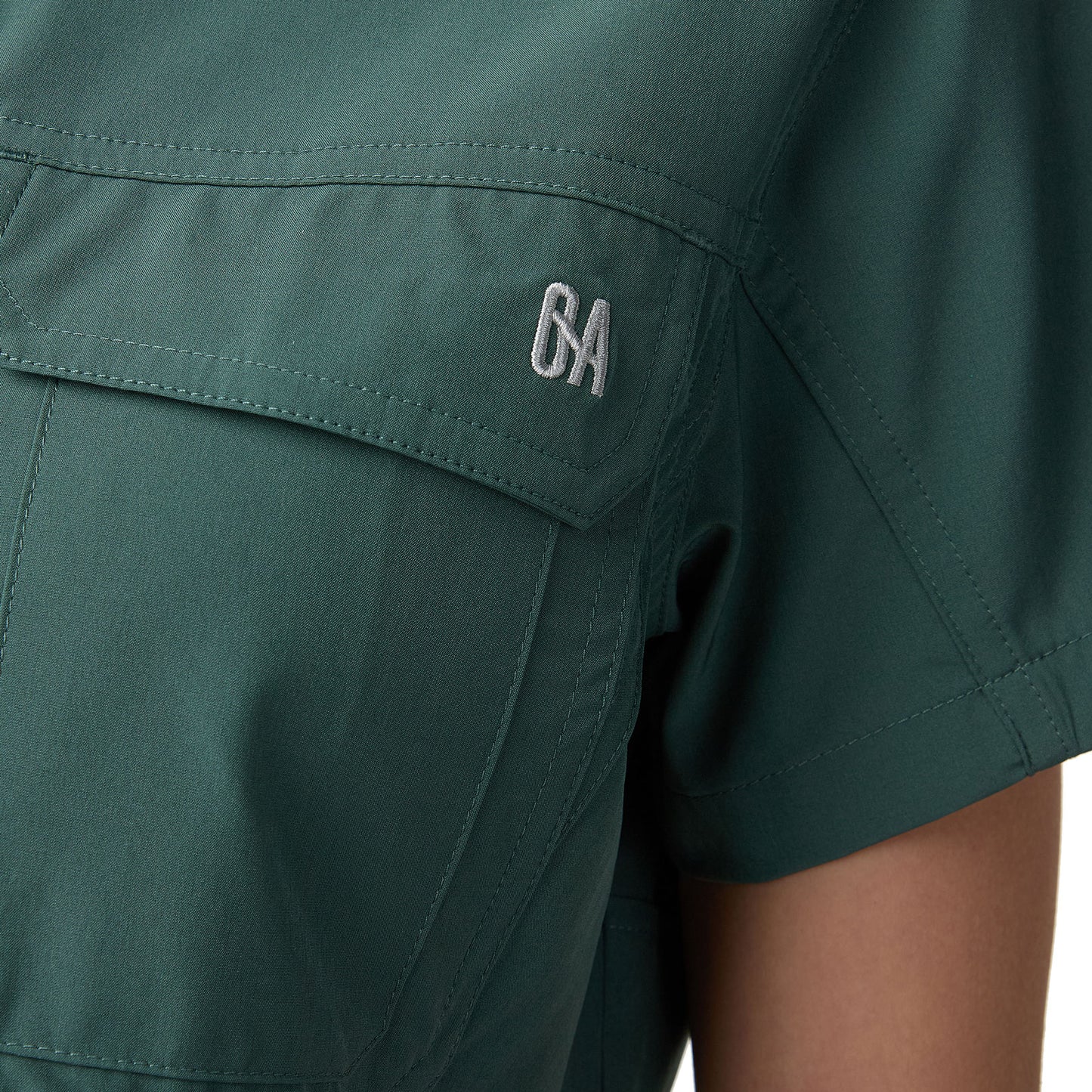 Camisa Manga Corta Mujer Las Perlas Outdoor Adventure - Verde
