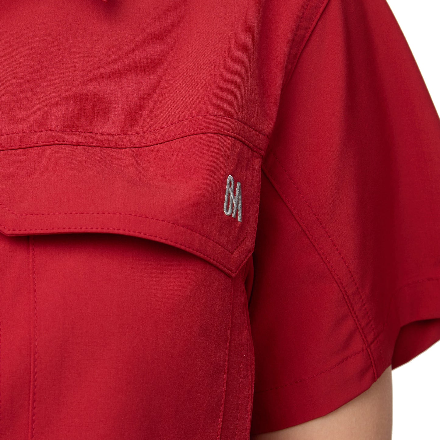 Camisa Manga Corta Mujer Las Perlas Outdoor Adventure - Rojo