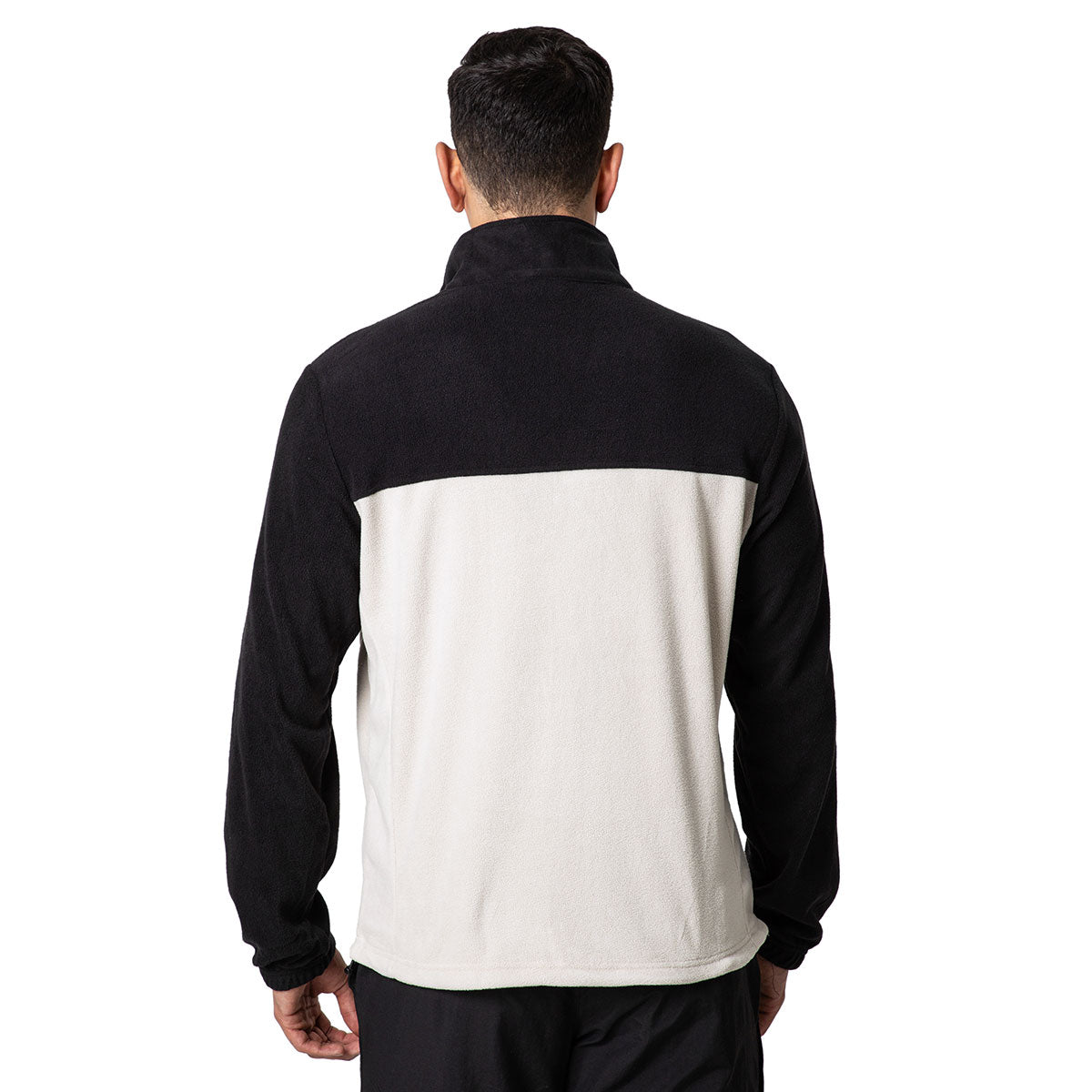 Fleece Polar Irazu OA Hombre Negro con Beige | Outdoor Adventure Colombia
