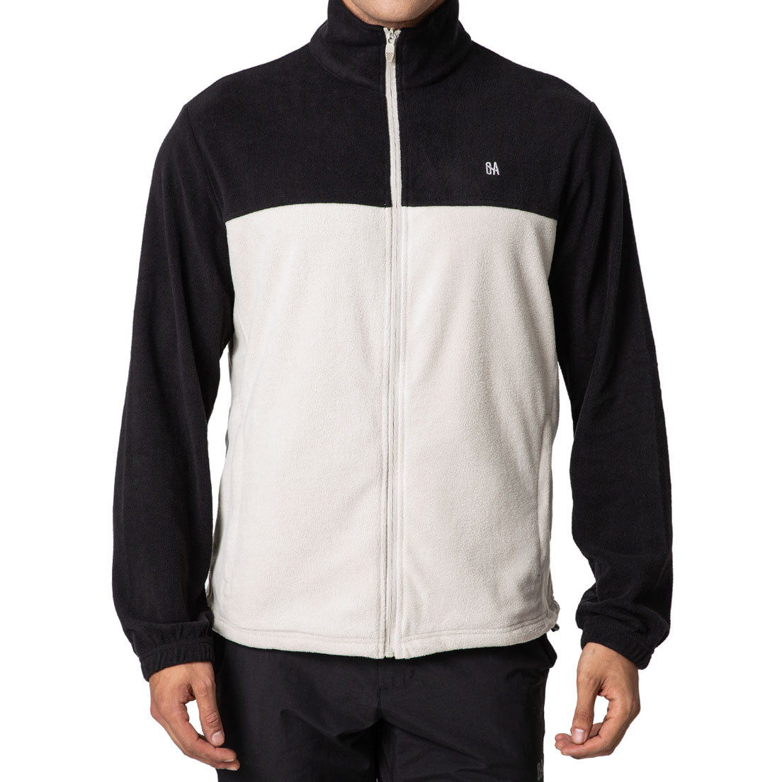 Fleece Polar Irazu OA Hombre Negro con Beige | Outdoor Adventure Colombia