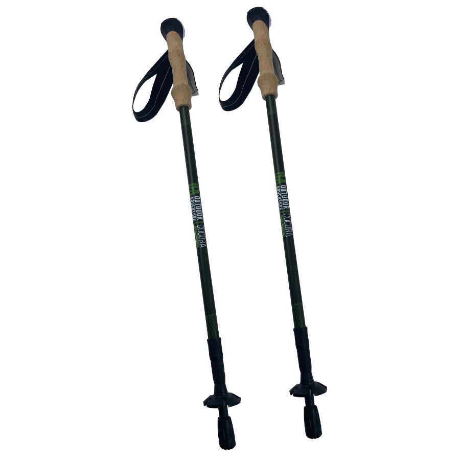 Duo baston telescopico Outdoor Adventure Cocora - Verde