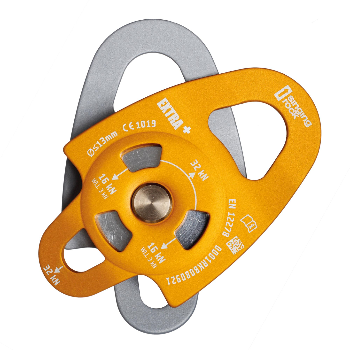 POLEA DE ALUMINIO EXTRA PLUS 32KN - NARANJA