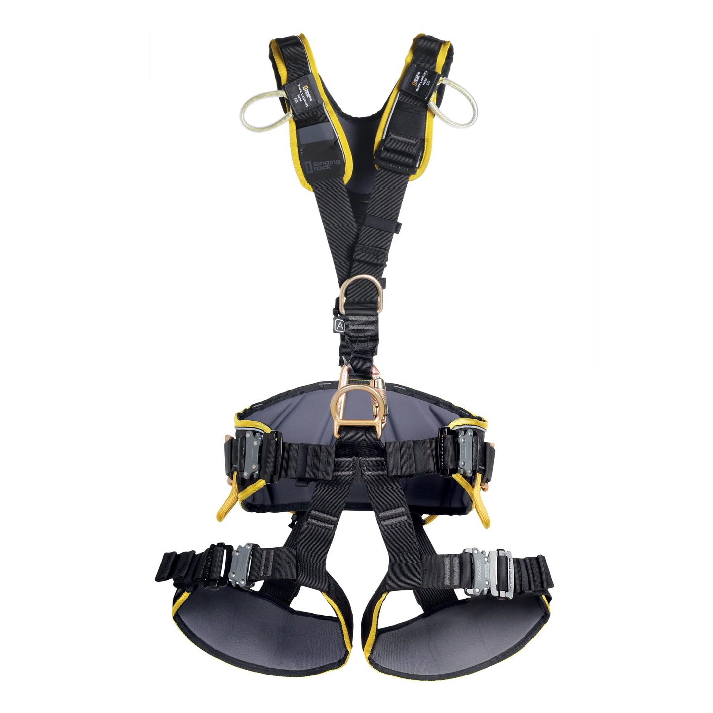 ARNÉS DE TRABAJO EXPERT 3D SPEED STEEL - NEGRO / AMARILLO