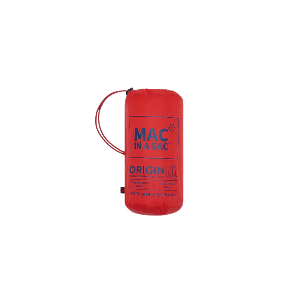 Jacket impermeable unisex Mac in a Sac Origin II - Rojo