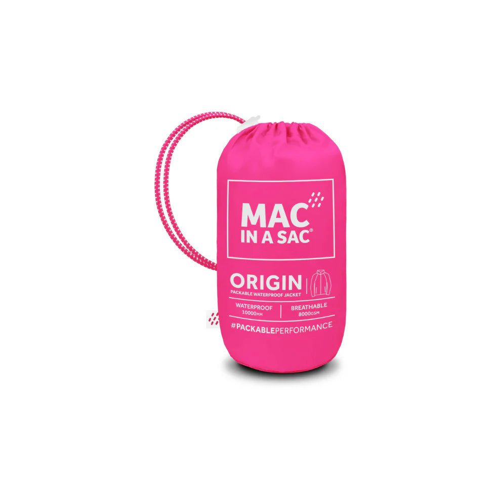 Jacket impermeable unisex Mac in a Sac Origin II - Rosa