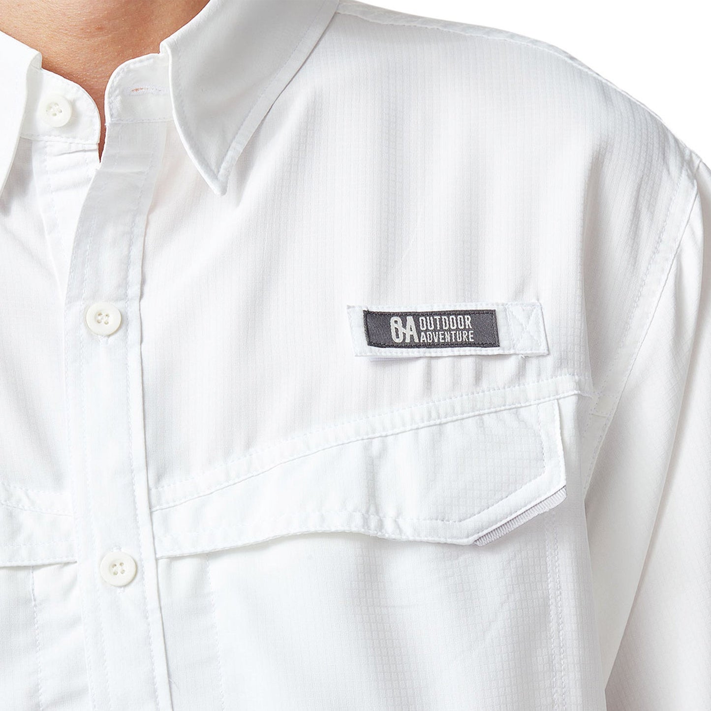 CAMISA HOMBRE MANGA CORTA ROATAN OUTDOOR ADVENTURE BLANCO