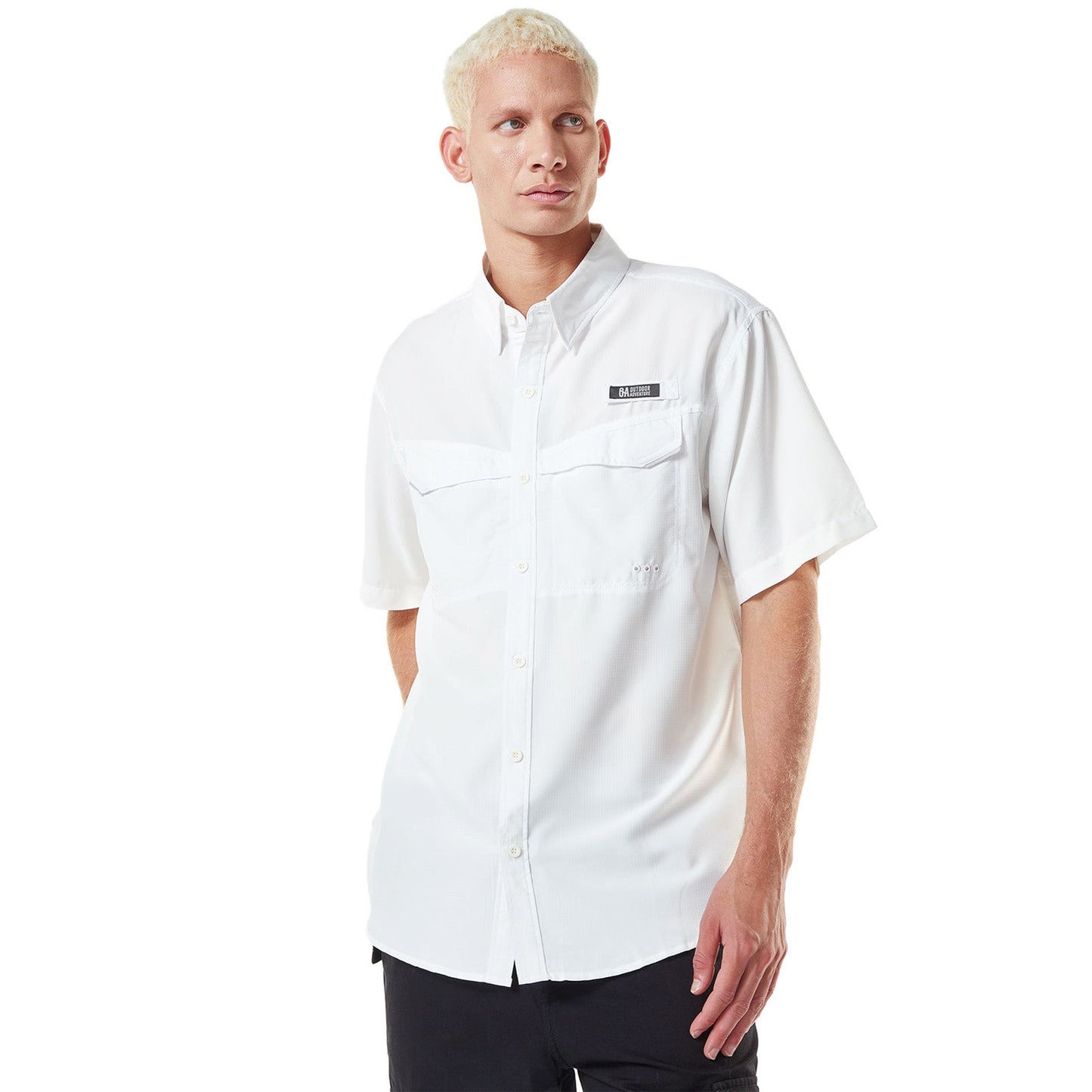 CAMISA HOMBRE MANGA CORTA ROATAN OUTDOOR ADVENTURE BLANCO