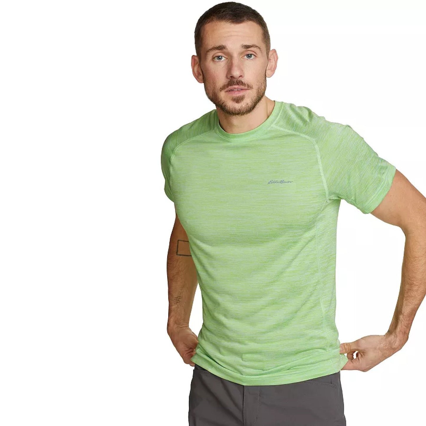 CAMISETA EDDIE BAUER RESOLUTION - VERDE PASTEL GREEN