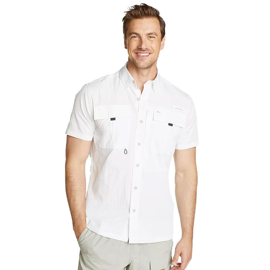 CAMISA HOMBRE UPF GUIDE 2.0MANGA CORTA / EDDIE BAUER#NEGRO