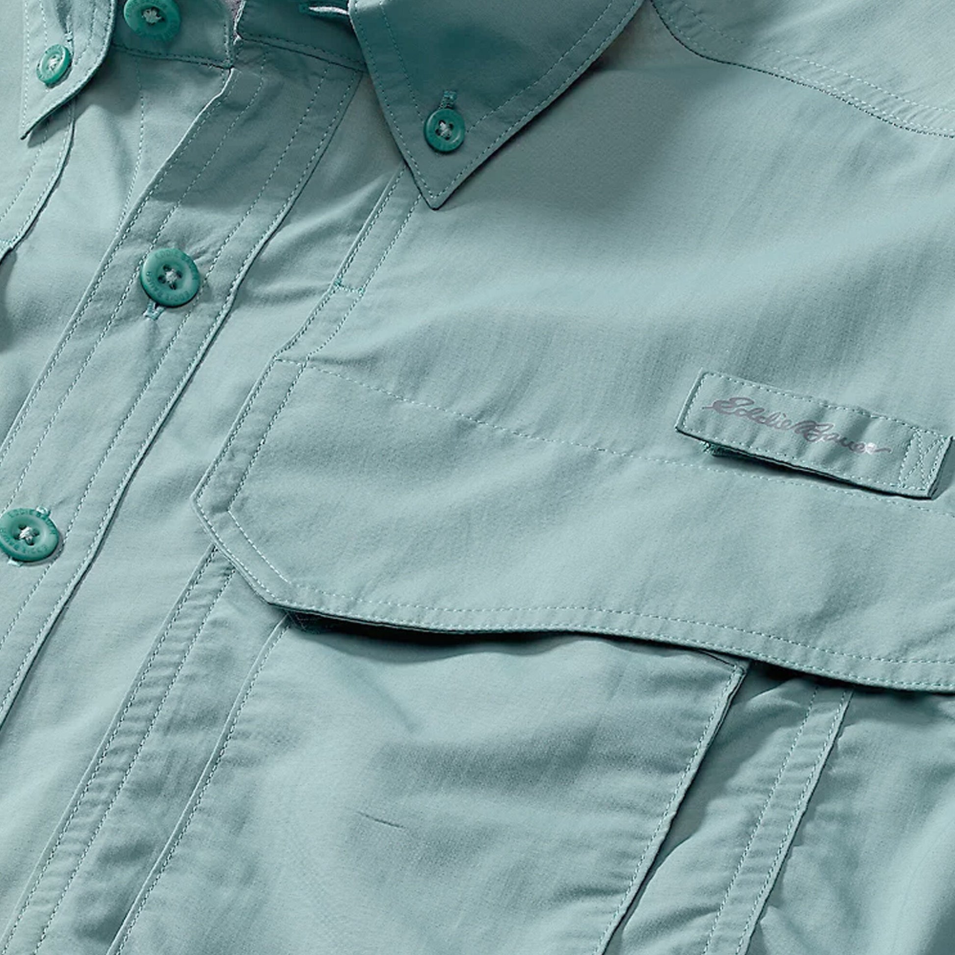 CAMISA HOMBRE KING SALMONMANGA CORTA / EDDIE BAUER#VERDE