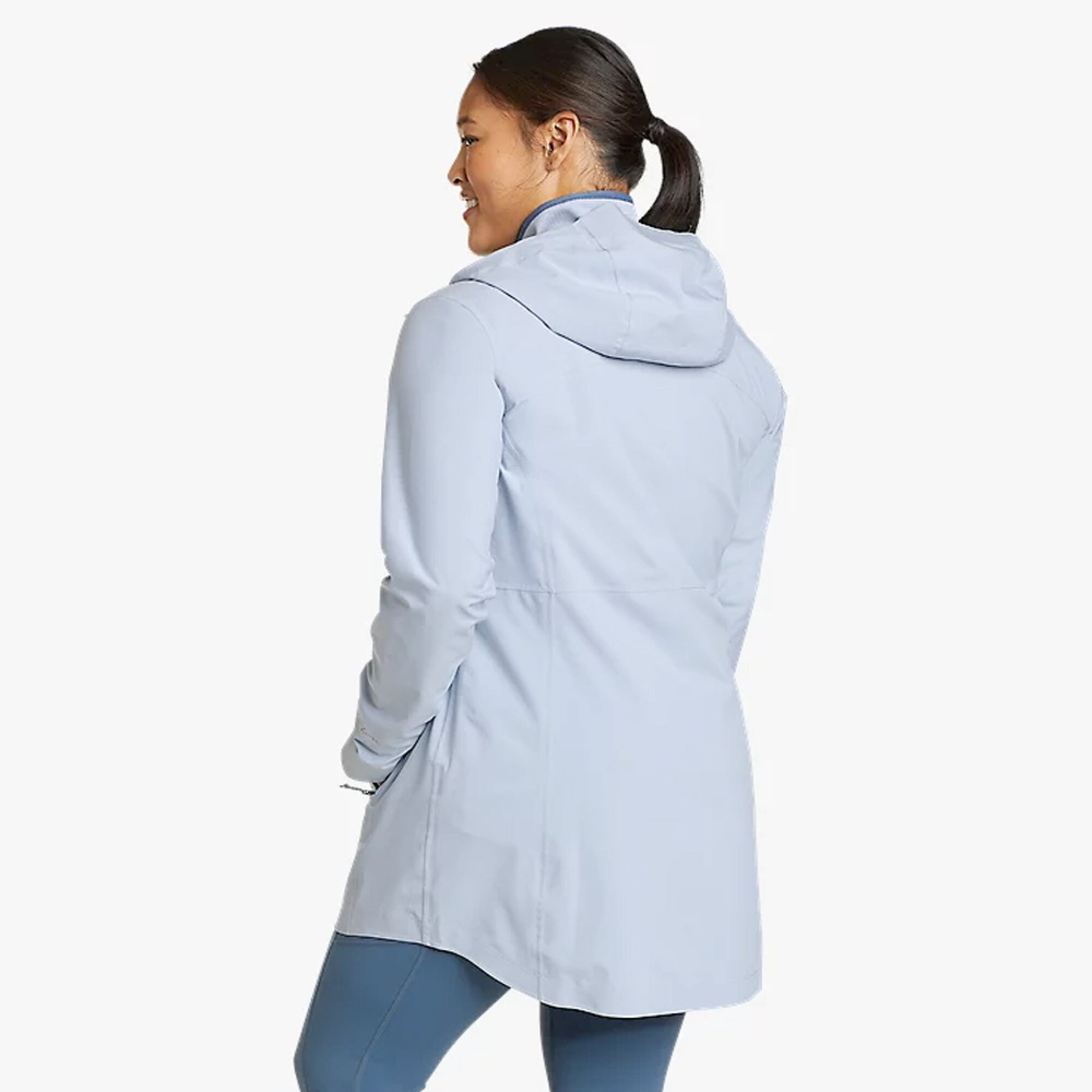 JACKET IMPERMEABLE EDDIE BAUER CLOUD CAP STRETCH 2.0 - AZUL CLARO#AZUL CLARO