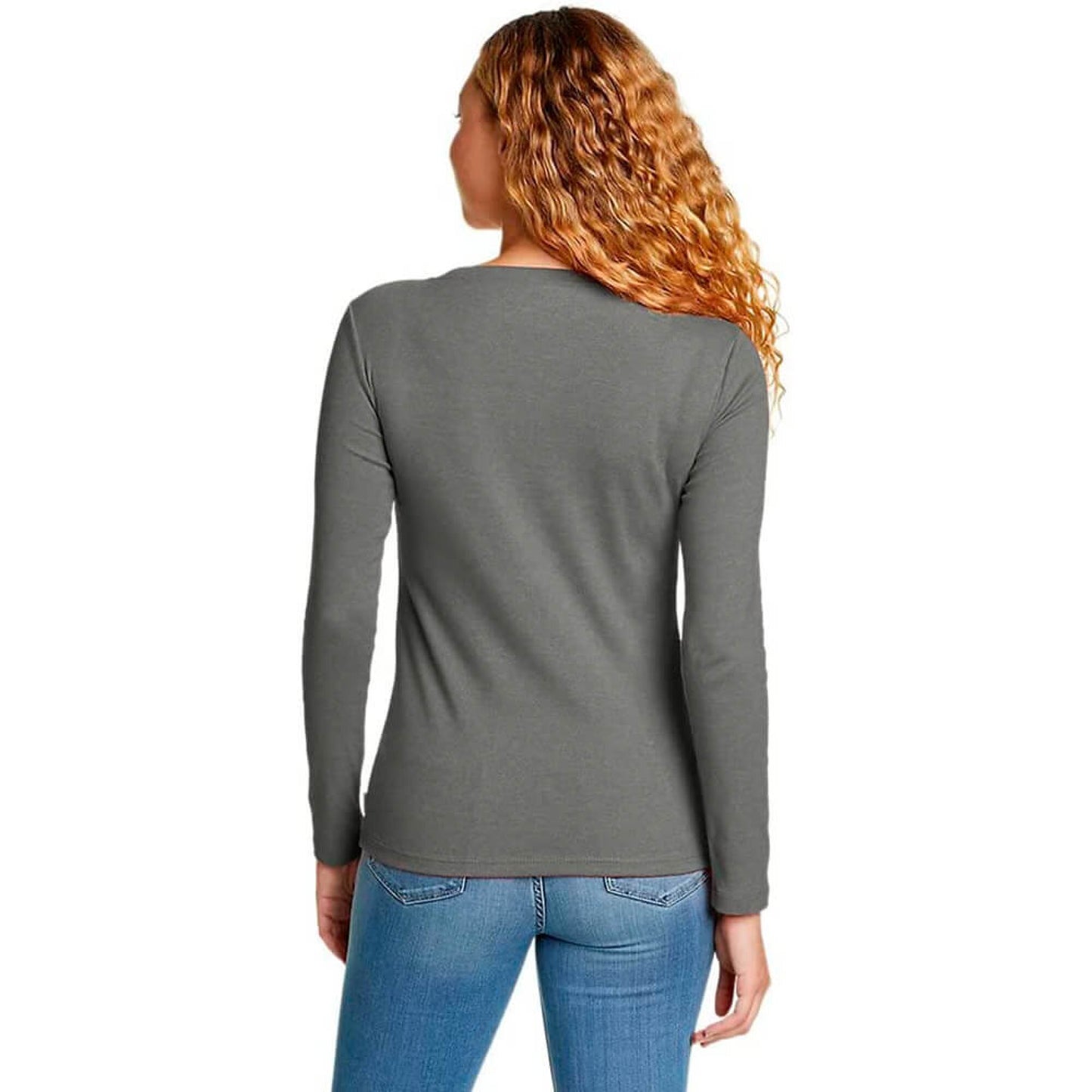 CAMISETA EDDIE BAUER FAVORITE CREW - GRIS#GRIS