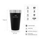 Vaso Térmico Stanley Adventure Stack 16 oz Matte Black