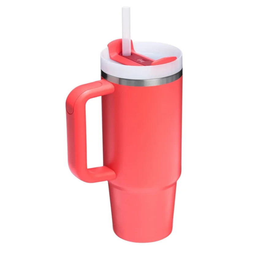 VASO TÉRMICO STANLEY QUENCHER 2.0 FlowState™ 30 oz - HOT CORAL