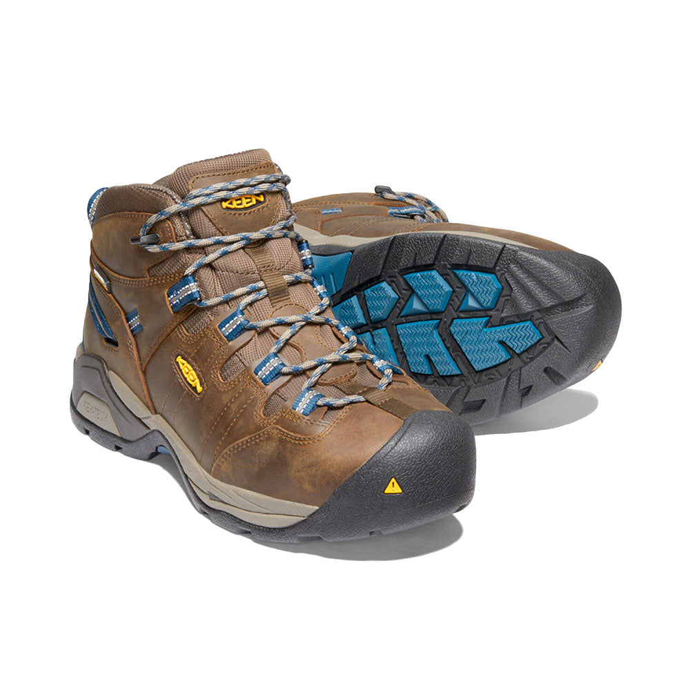 BOTA IMPERMEABLE DE TRABAJO PARA HOMBRE DETROIT XT - CASCADE BROWN / ORION BLUE