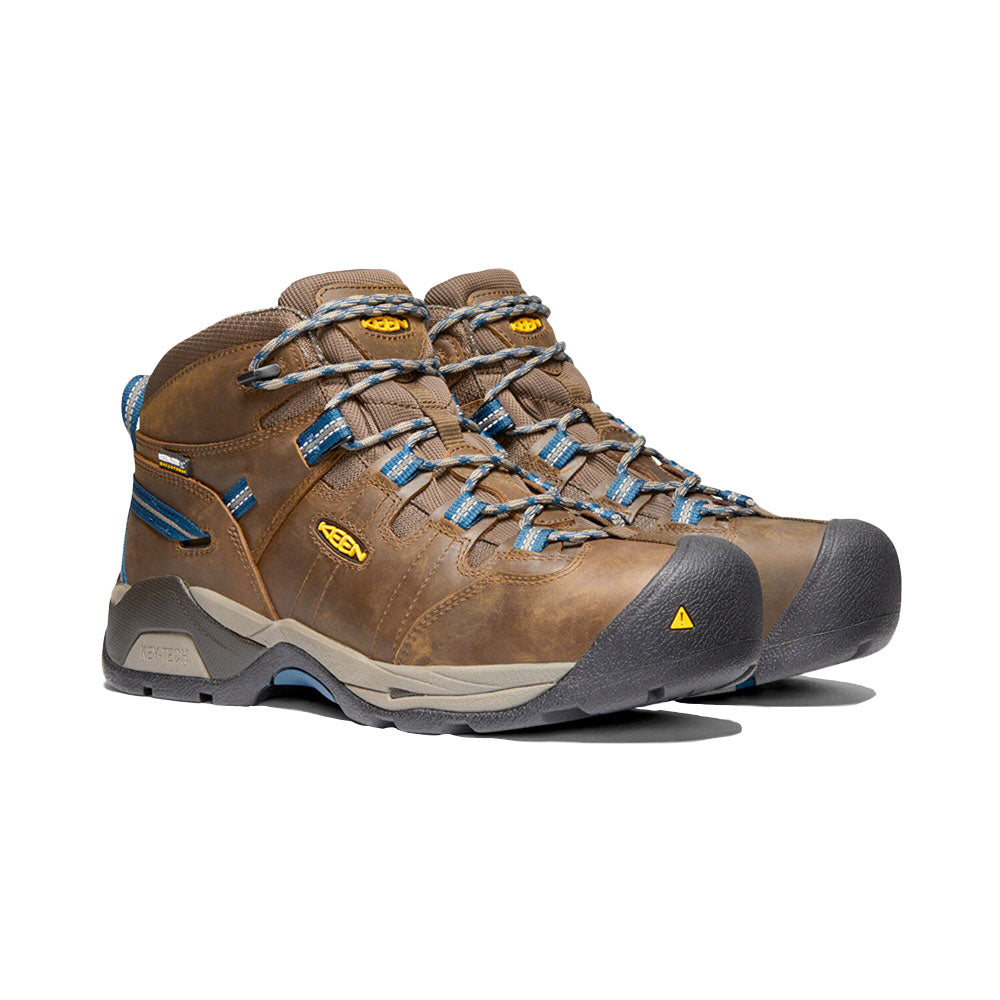 BOTA IMPERMEABLE DE TRABAJO PARA HOMBRE DETROIT XT - CASCADE BROWN / ORION BLUE