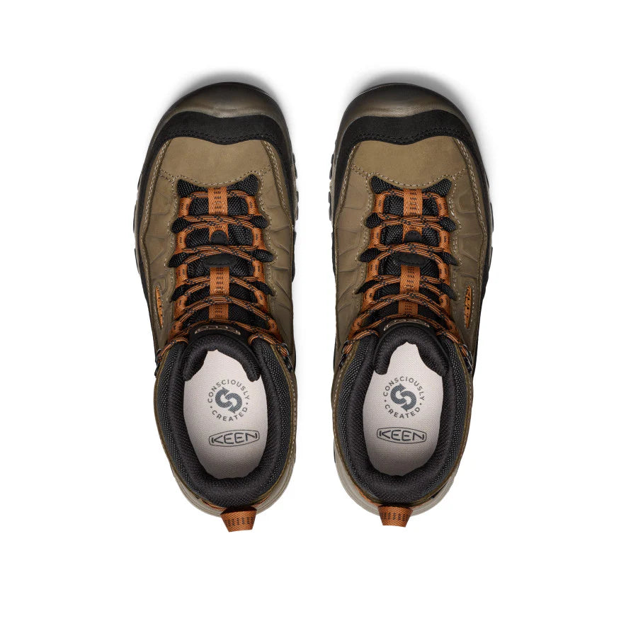 Bota impermeable para hombre Keen Targhee IV MID - Sea Turtle/Roasted Pecan