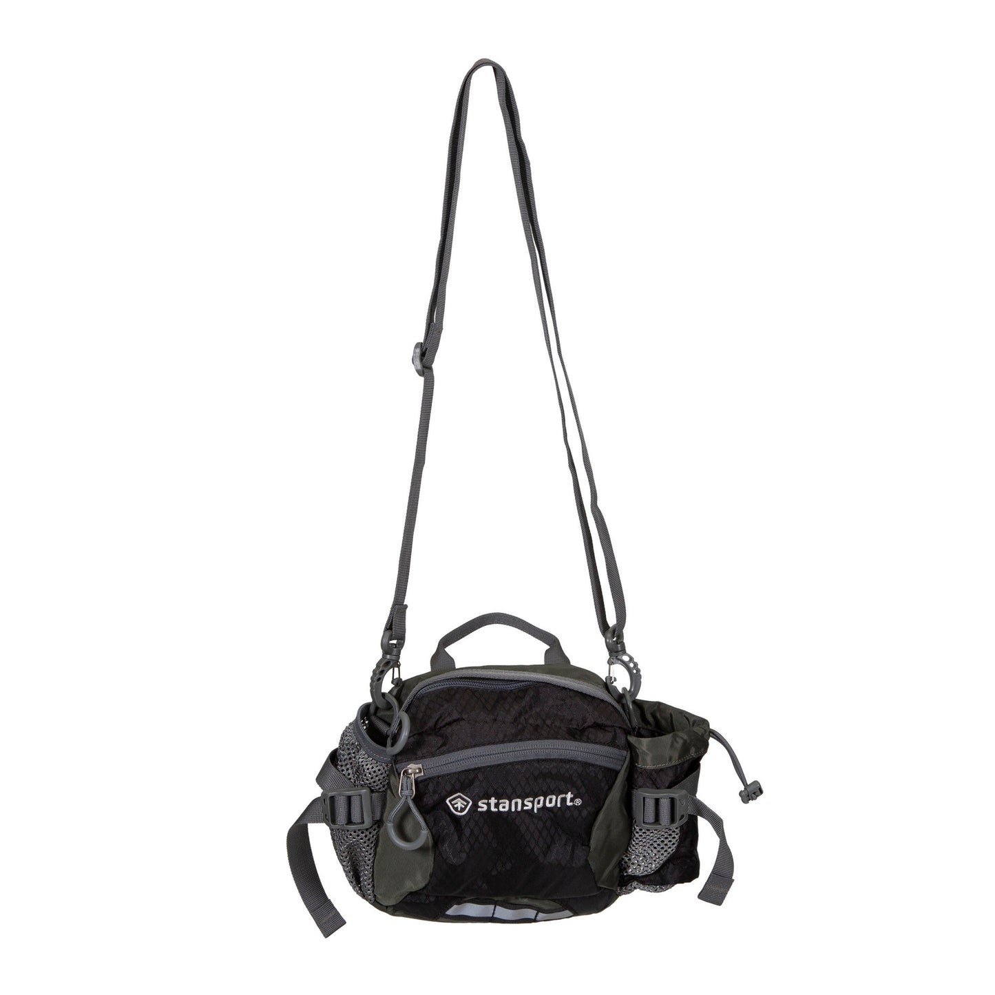 CANGURO STANSPORT DE 5L CON CORREA PARA EL HOMBRO - NEGRO#NEGRO