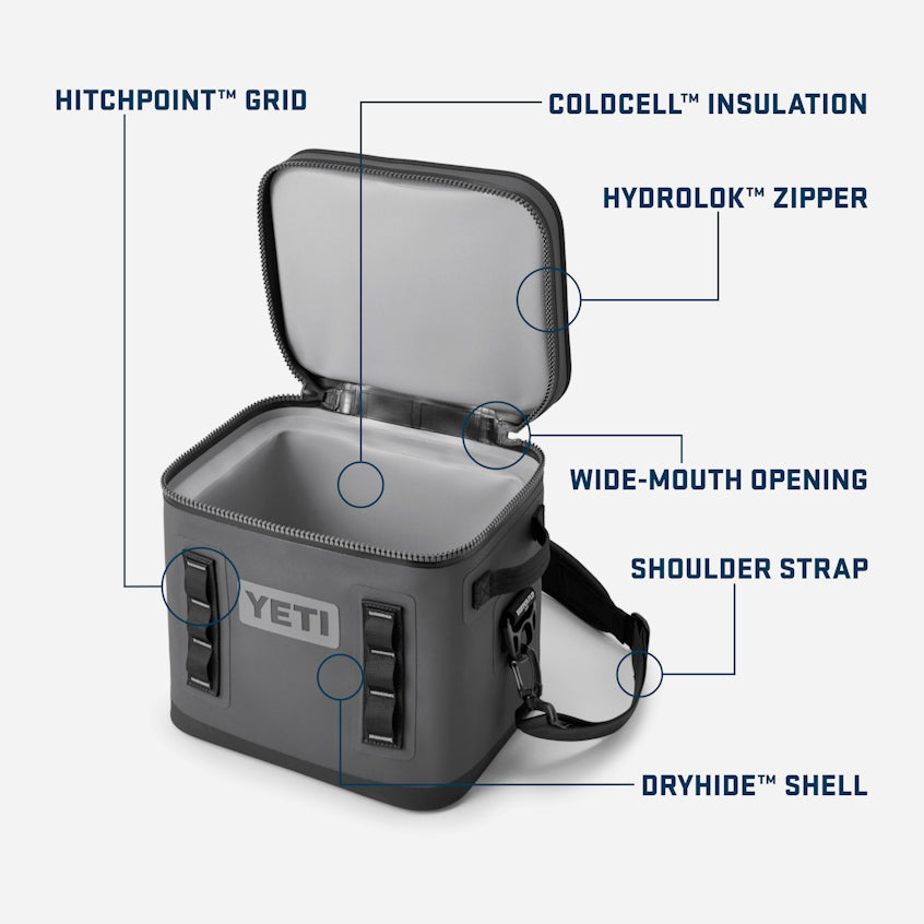 Hielera Yeti Hopper Flip 12 - Negro
