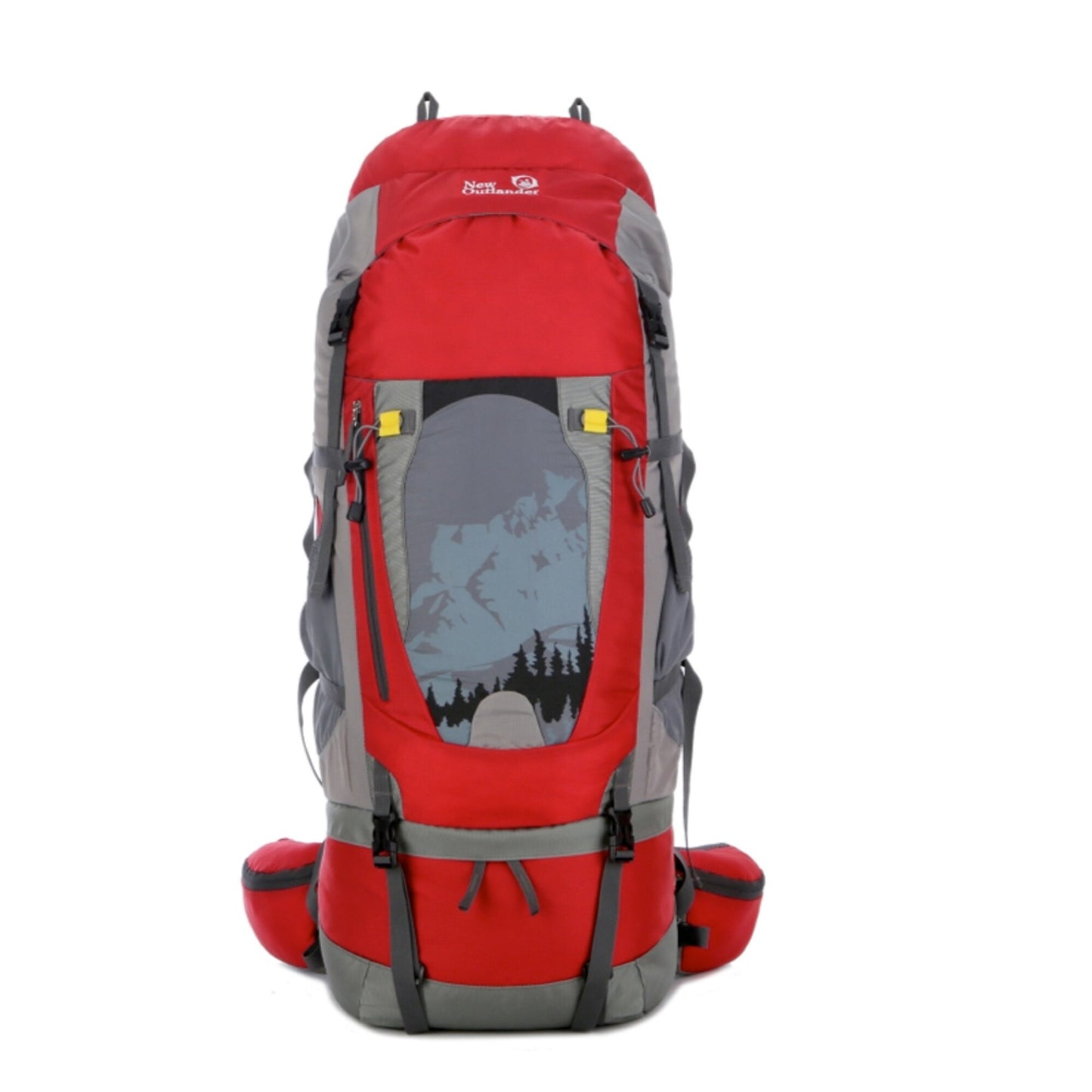 MOCHILA IMPERMEABLE 70L - ROJO