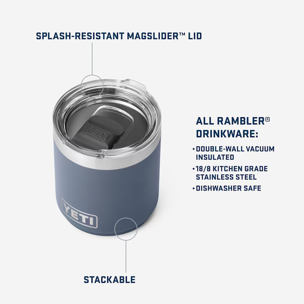 Vaso Térmico Yeti Rambler 10 oz Lowball 2.0 MS - Black