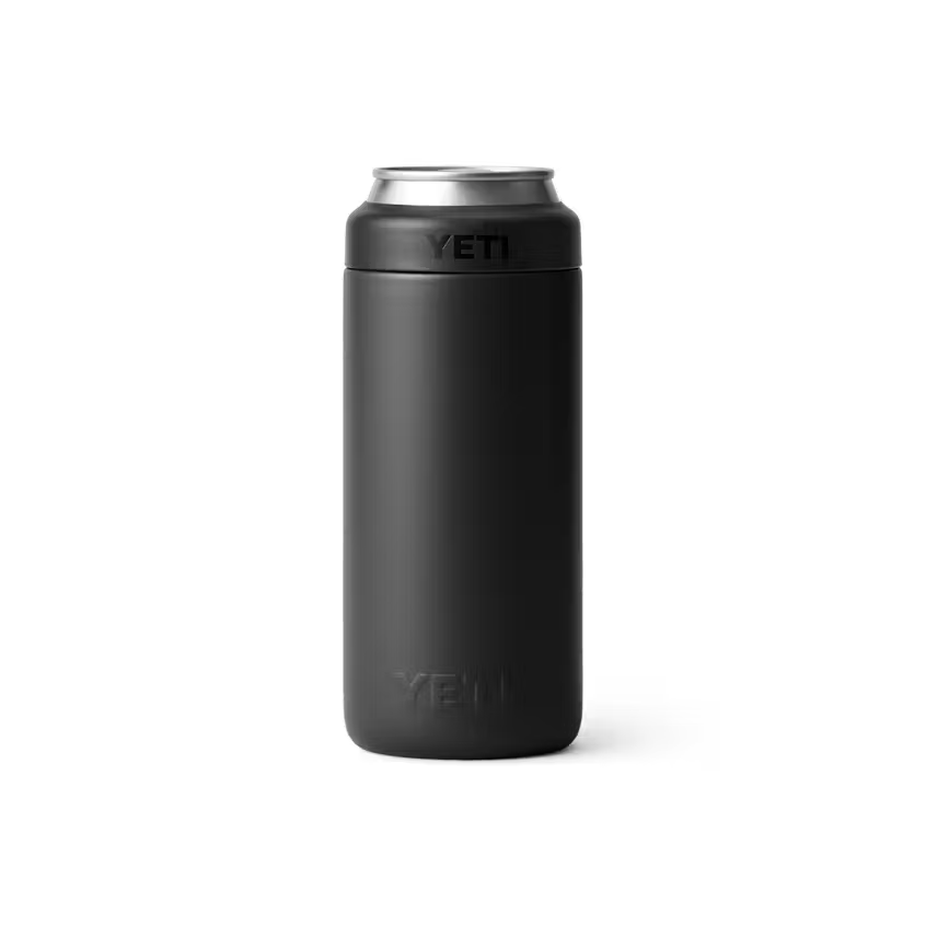 Portalatas Yeti Rambler Colster Slim 12oz - Black