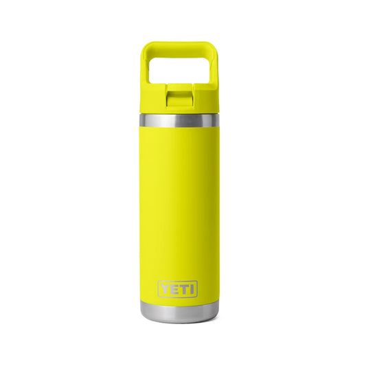 Botella Yeti Rambler 18 oz C Straw - Firefly Yellow