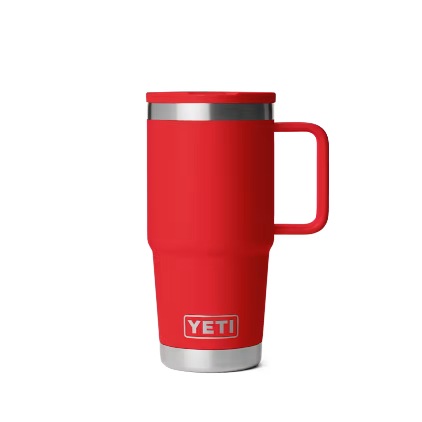 Taza Térmica Yeti Rambler Travel  Straw Mug 20oz - Rescue Red
