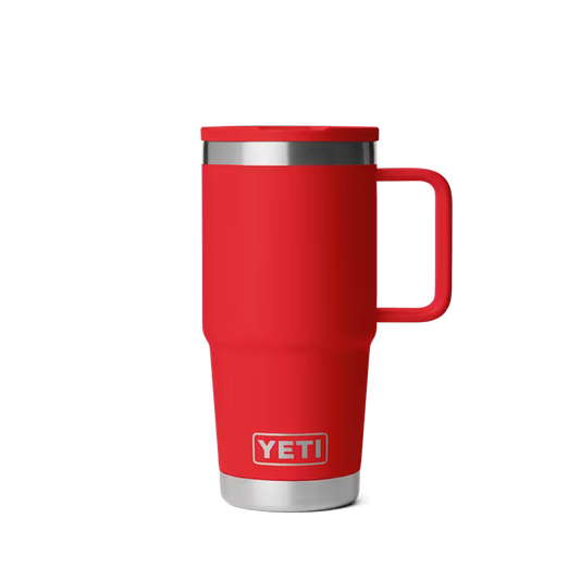 Taza Térmica Yeti Rambler Travel  Straw Mug 20oz - Rescue Red