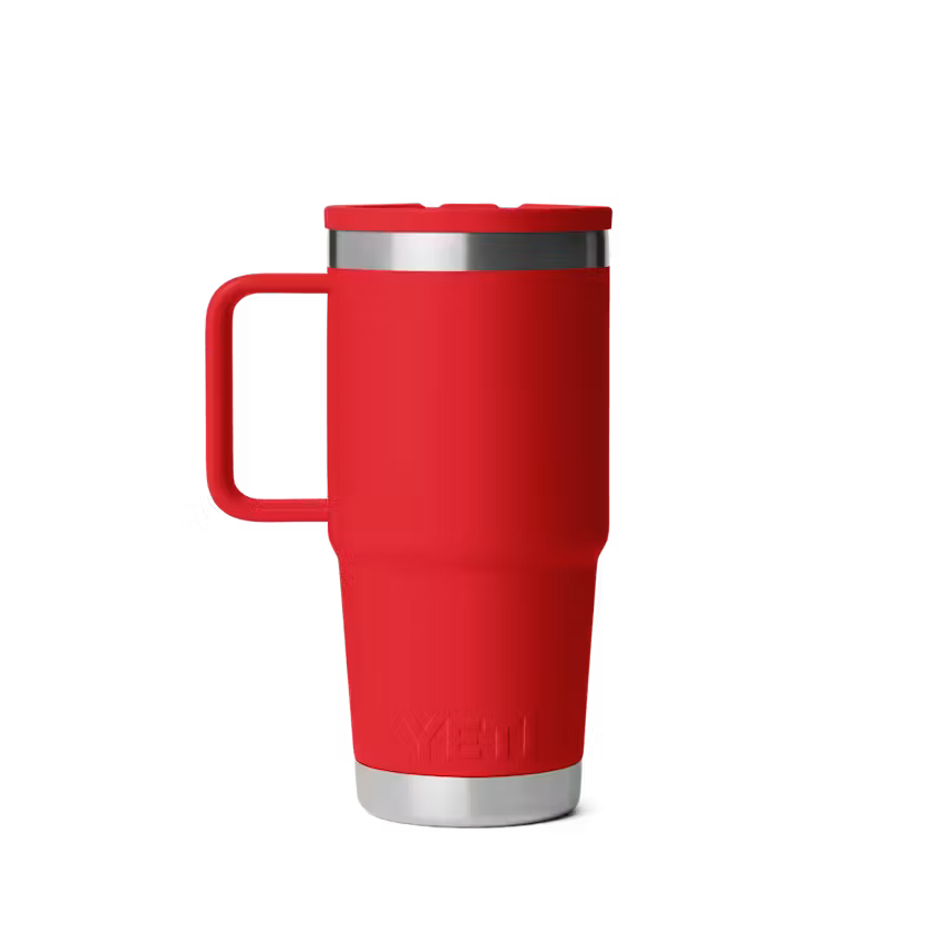 Taza Térmica Yeti Rambler Travel  Straw Mug 20oz - Rescue Red