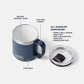 Taza Térmica Yeti Rambler 10 oz Mug MS - White