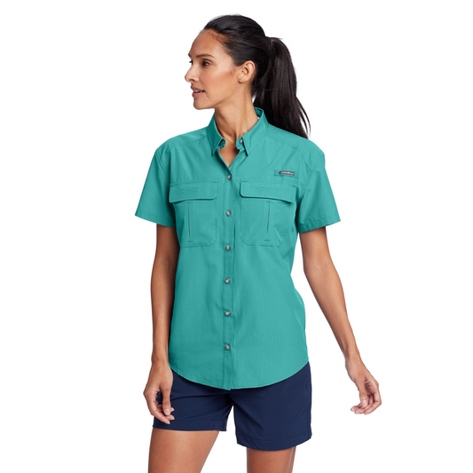 Camisa Guide UPF Mujer Eddie Bauer Verde | Outdoor Adventure Colombia