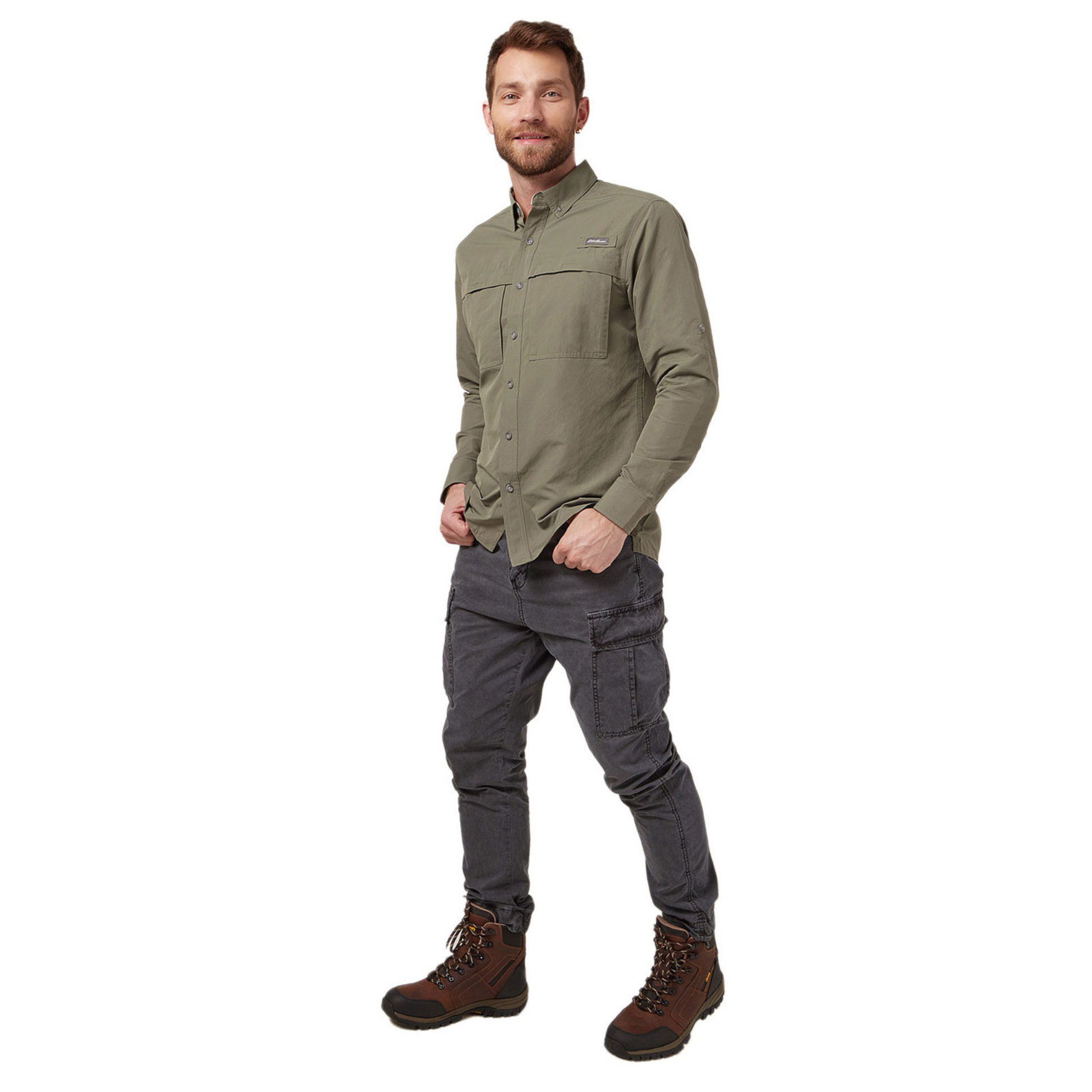 Camisa Eddie Bauer Ripstop Guide Hombre | Outdoor Adventure Colombia