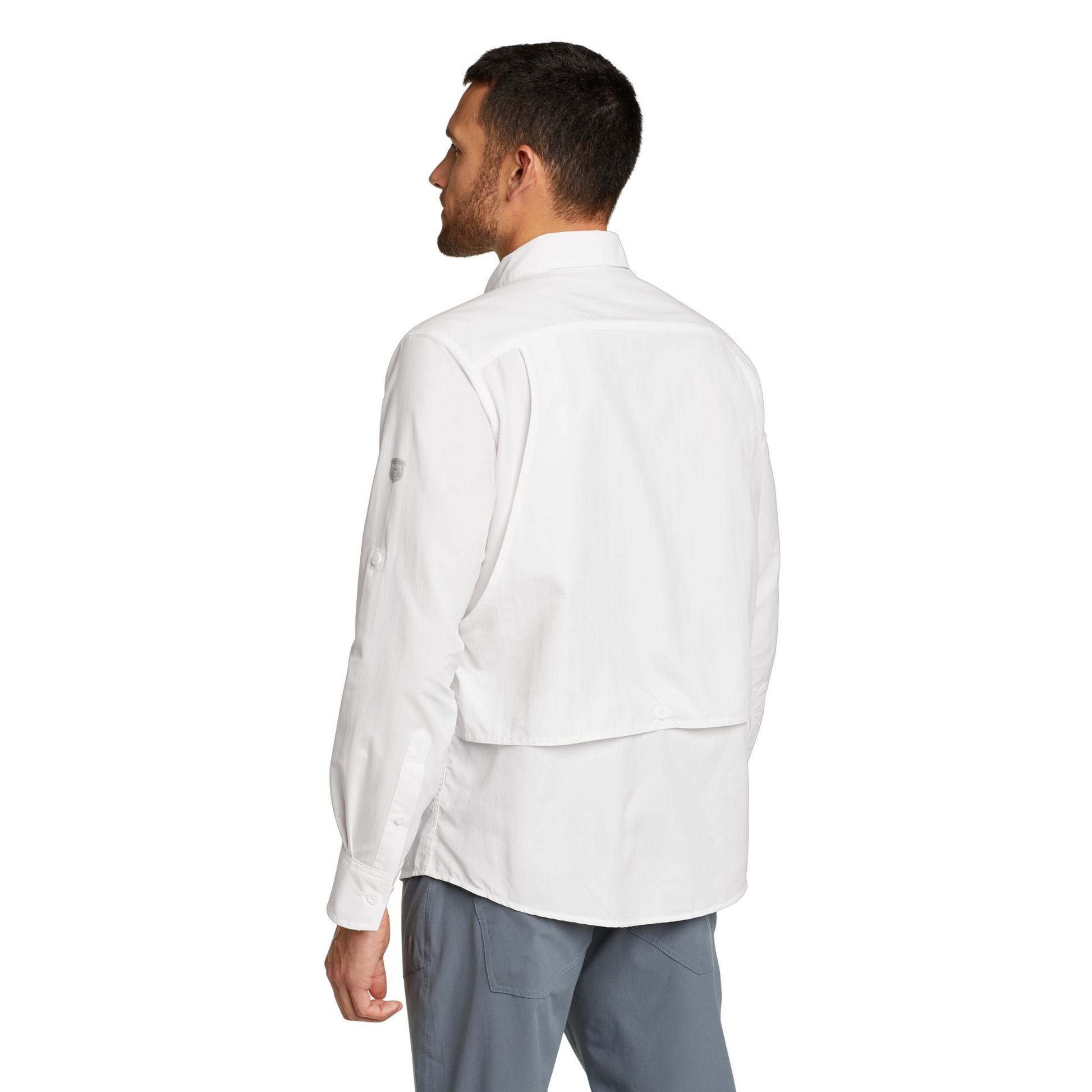 Camisa Hombre King Salmon Eddie Bauer Blanca | Outdoor Adventure Colombia