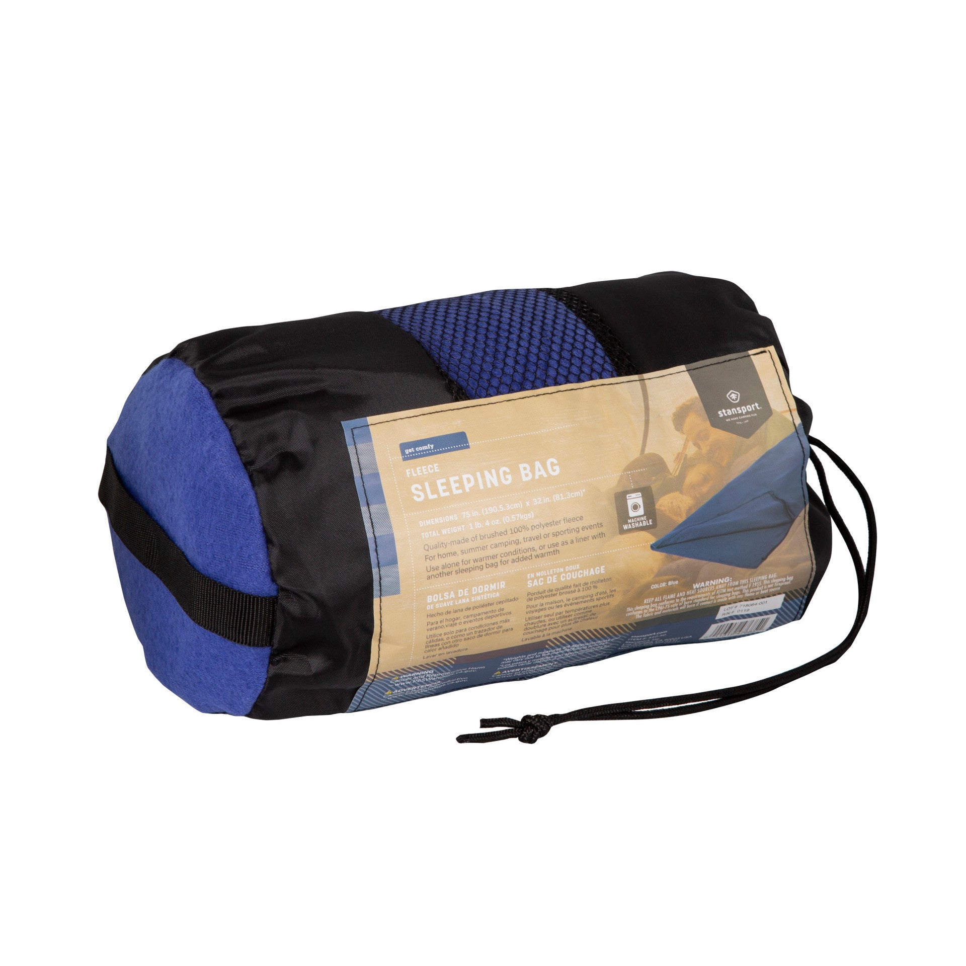 MANTA FLEECE STANSPORT 75X32 IN - AZUL#AZUL