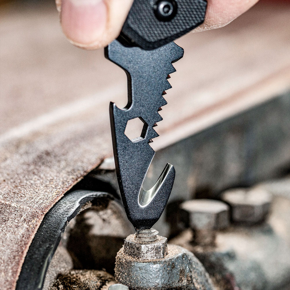 CUCHILLA RESCUE MULTITOOL SMITH - NEGRO