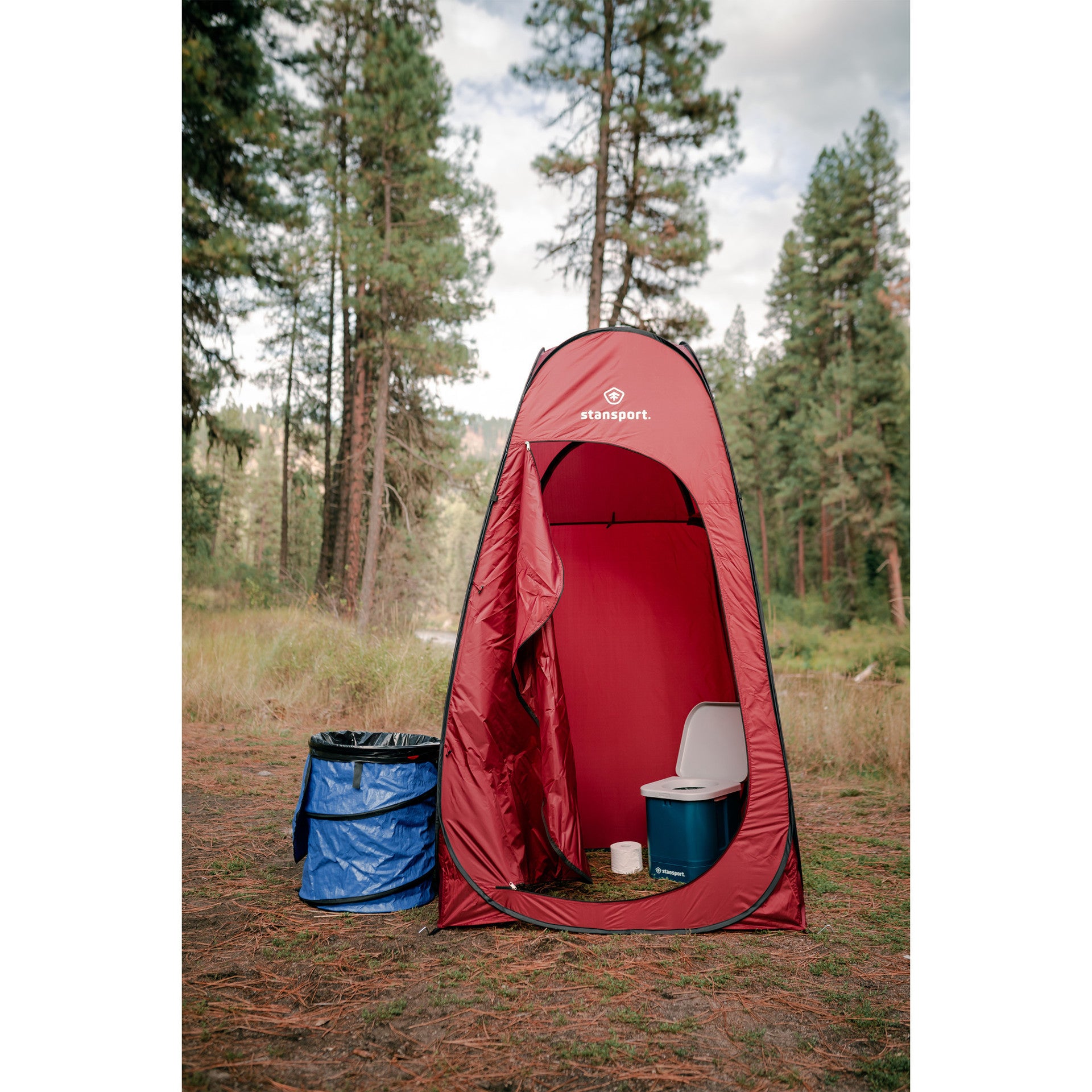 CAMBIADOR PORTATIL STANSPORT POP-UP - ROJO#4
