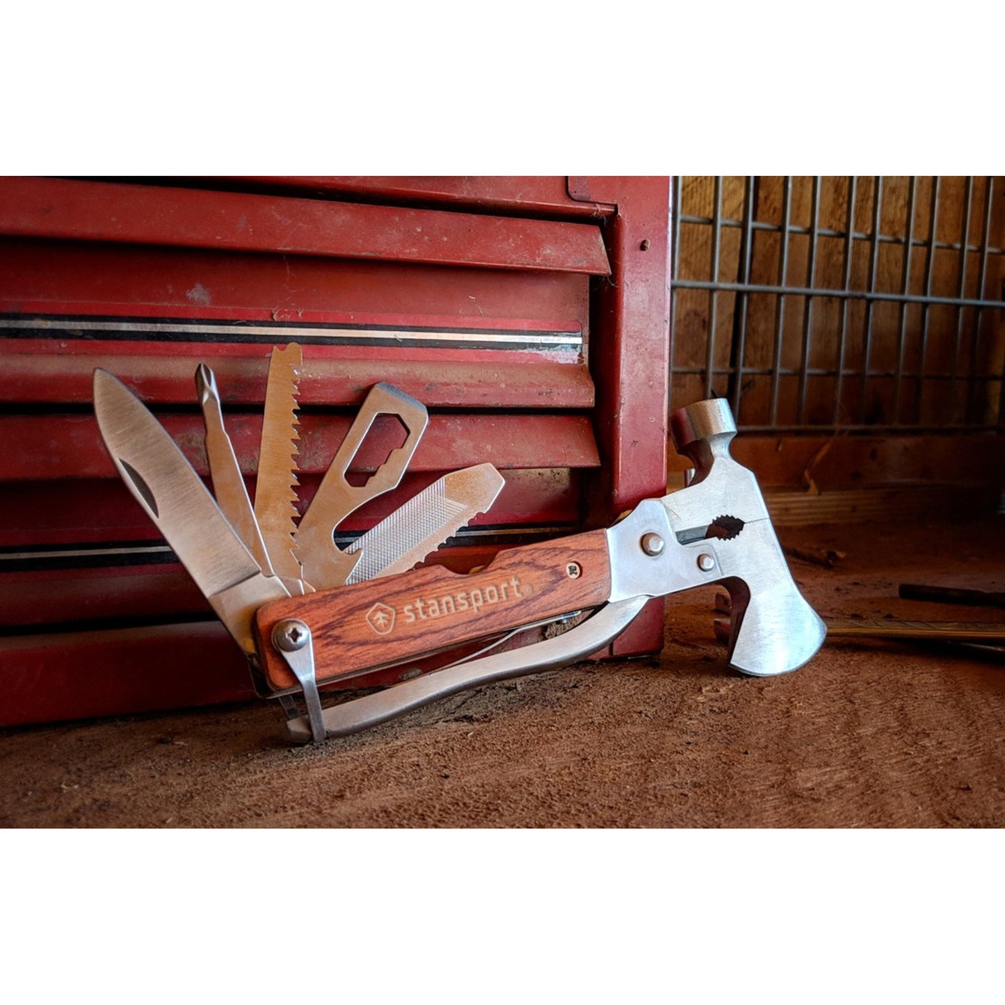 MULTIHERRAMIENTA CON MARTILLO STANSPORT CAMPER'S SURVIVAL#6