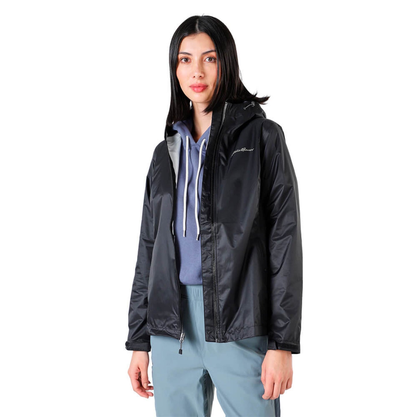 JACKET IMPERMEABLE PARA MUJER EDDIE BAUER CLOUD CAP - NEGRO#NEGRO