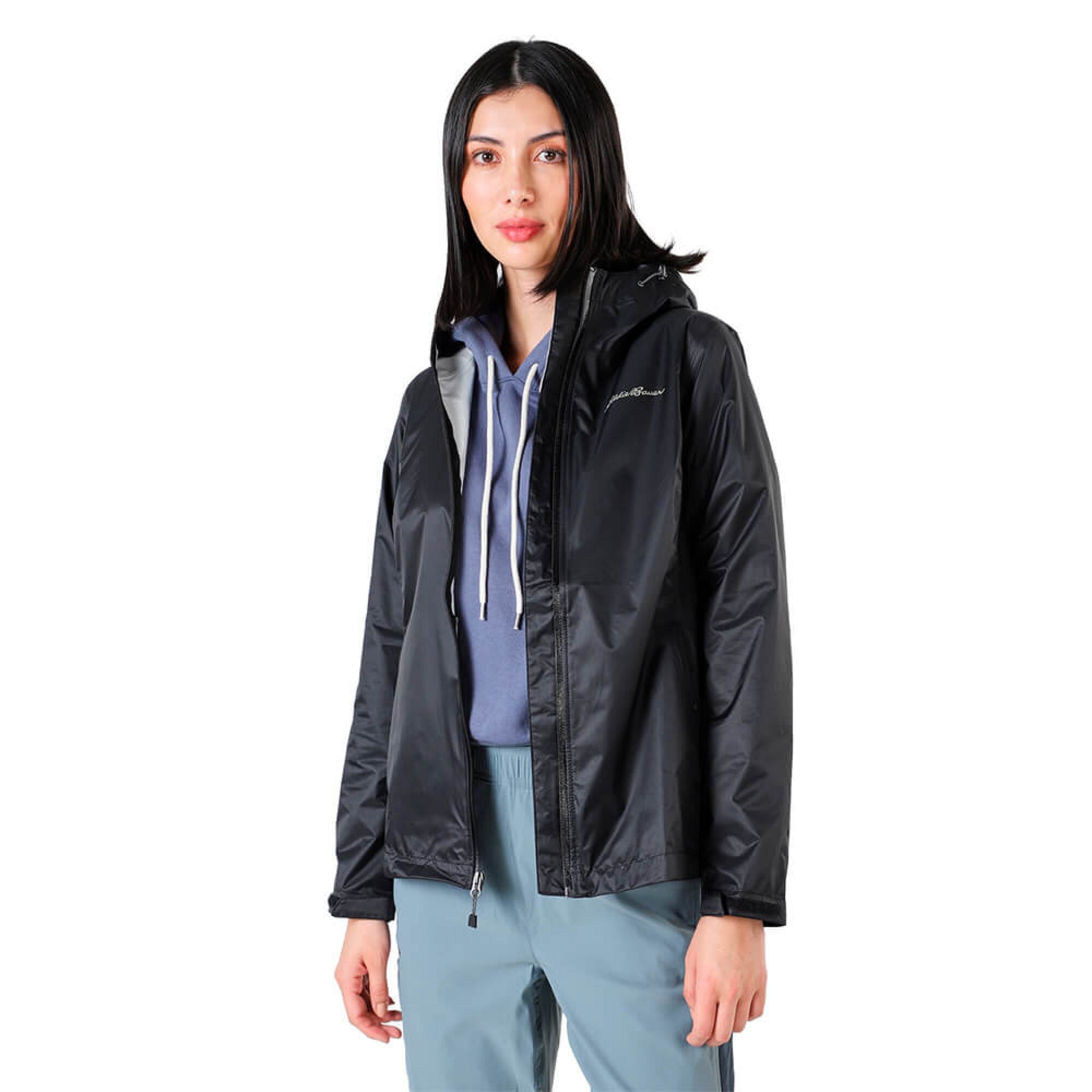 JACKET IMPERMEABLE PARA MUJER EDDIE BAUER CLOUD CAP - NEGRO#NEGRO