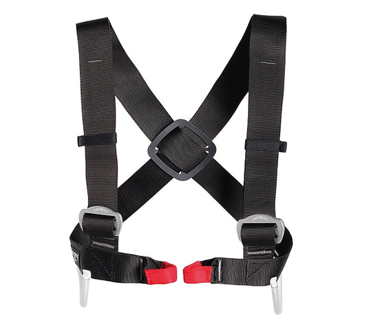 Arnes de pecho Aladin - Negro/Rojo