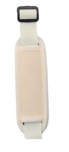 Porta botella con correa Crema