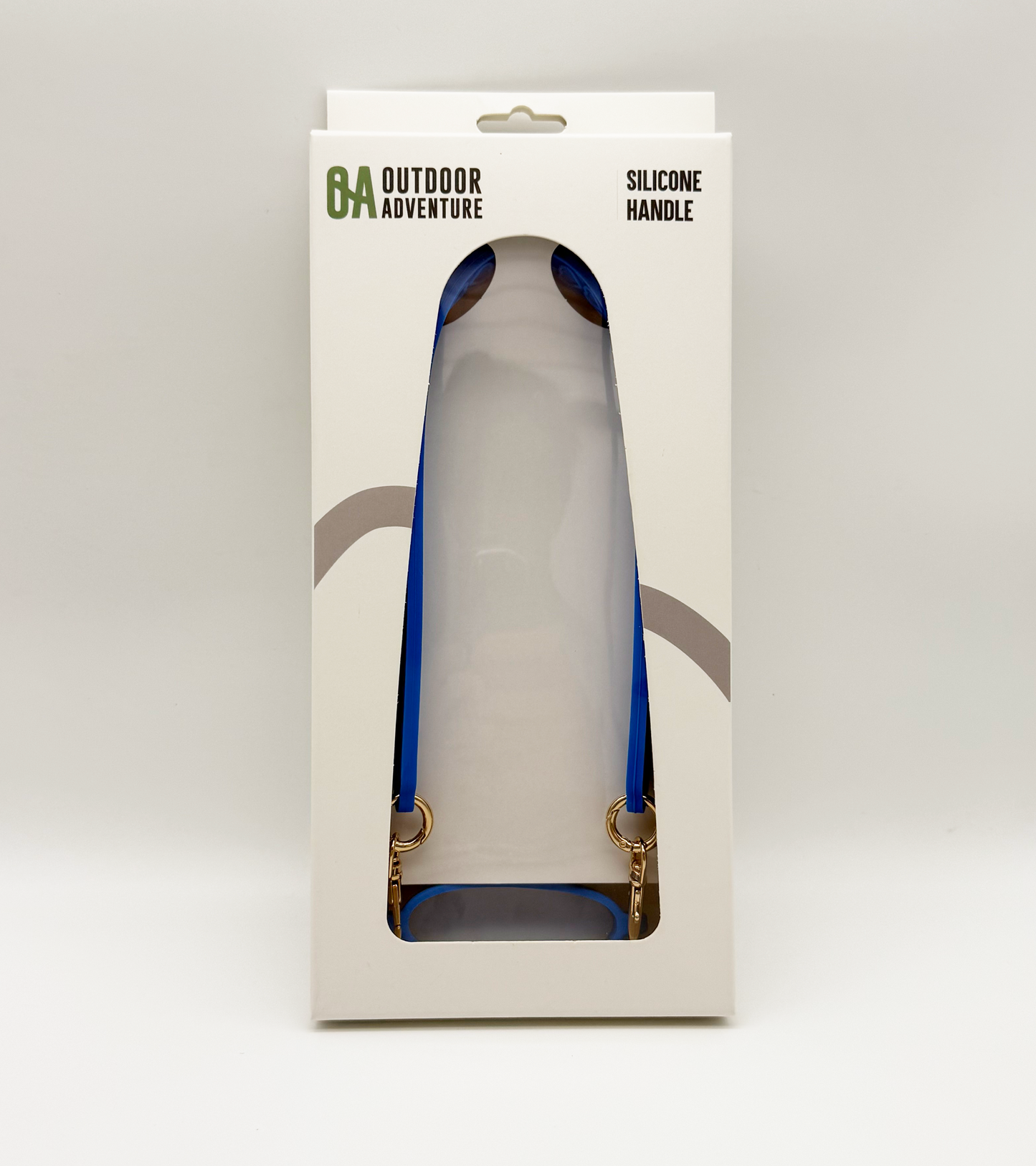 Correa para botella de silicon Azul