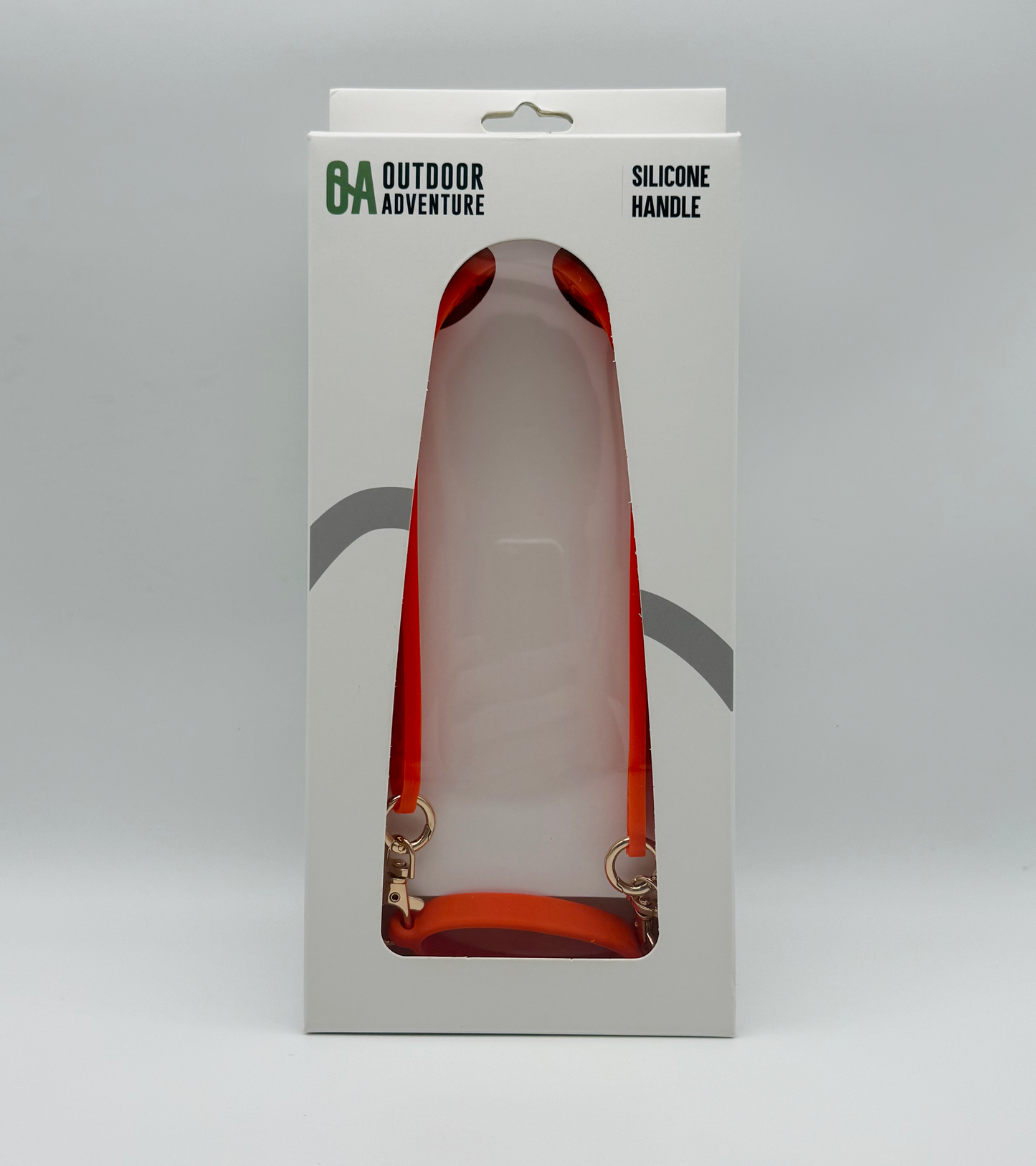Correa para botella de silicon Naranja