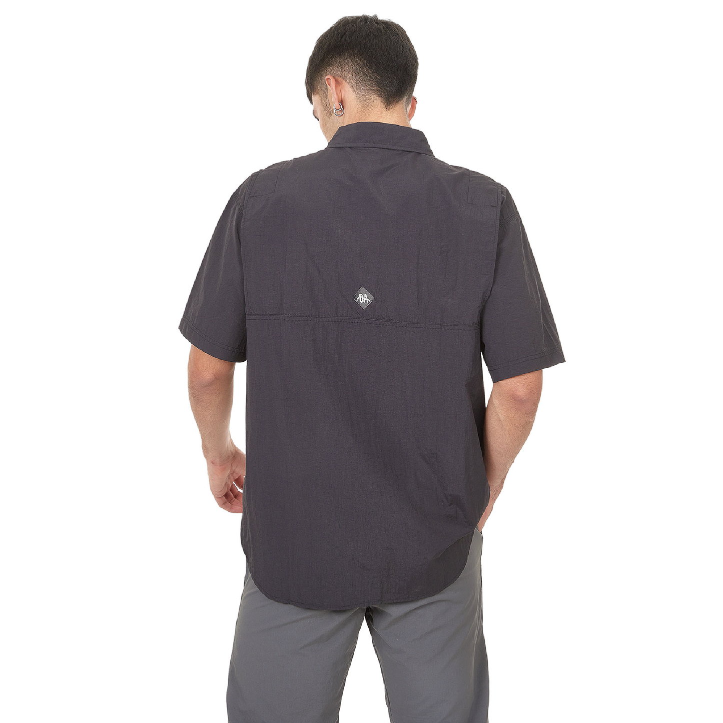Camisa OA Gamboa Manga Corta Hombre Negra | Outdoor Adventure Colombia