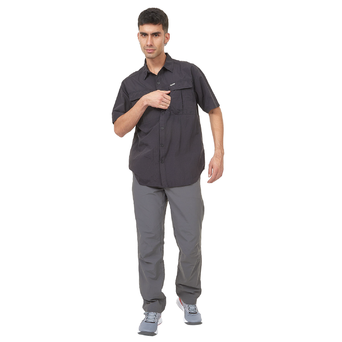 Camisa OA Gamboa Manga Corta Hombre Negra | Outdoor Adventure Colombia