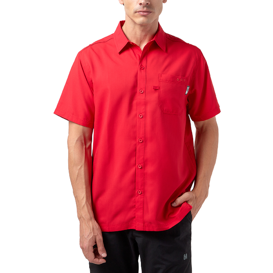 CAMISA DE HOMBRE QUEPOS ROJO / OUTDOOR ADVENTURE