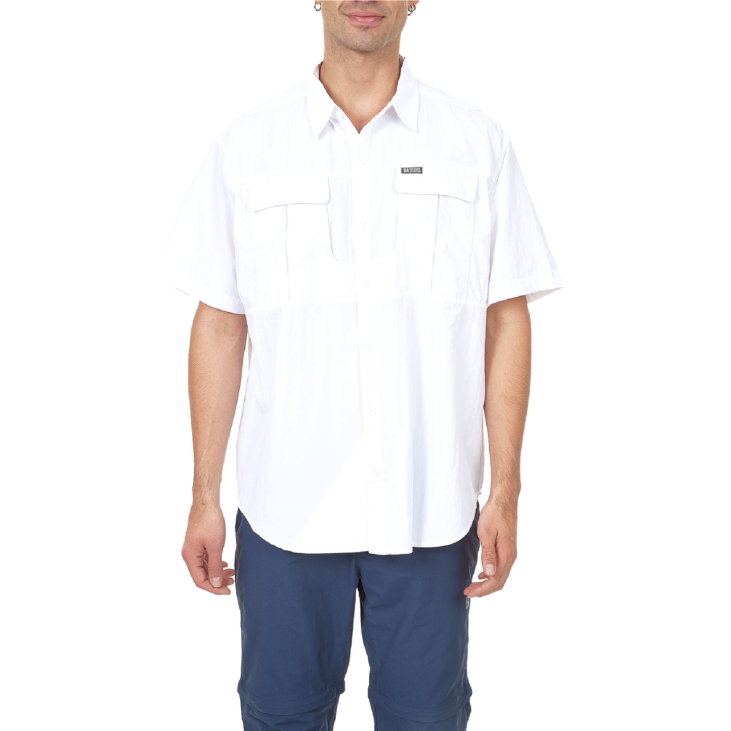 Camisa OA Gamboa Manga Corta Hombre Blanca |Outdoor Adventure Colombia